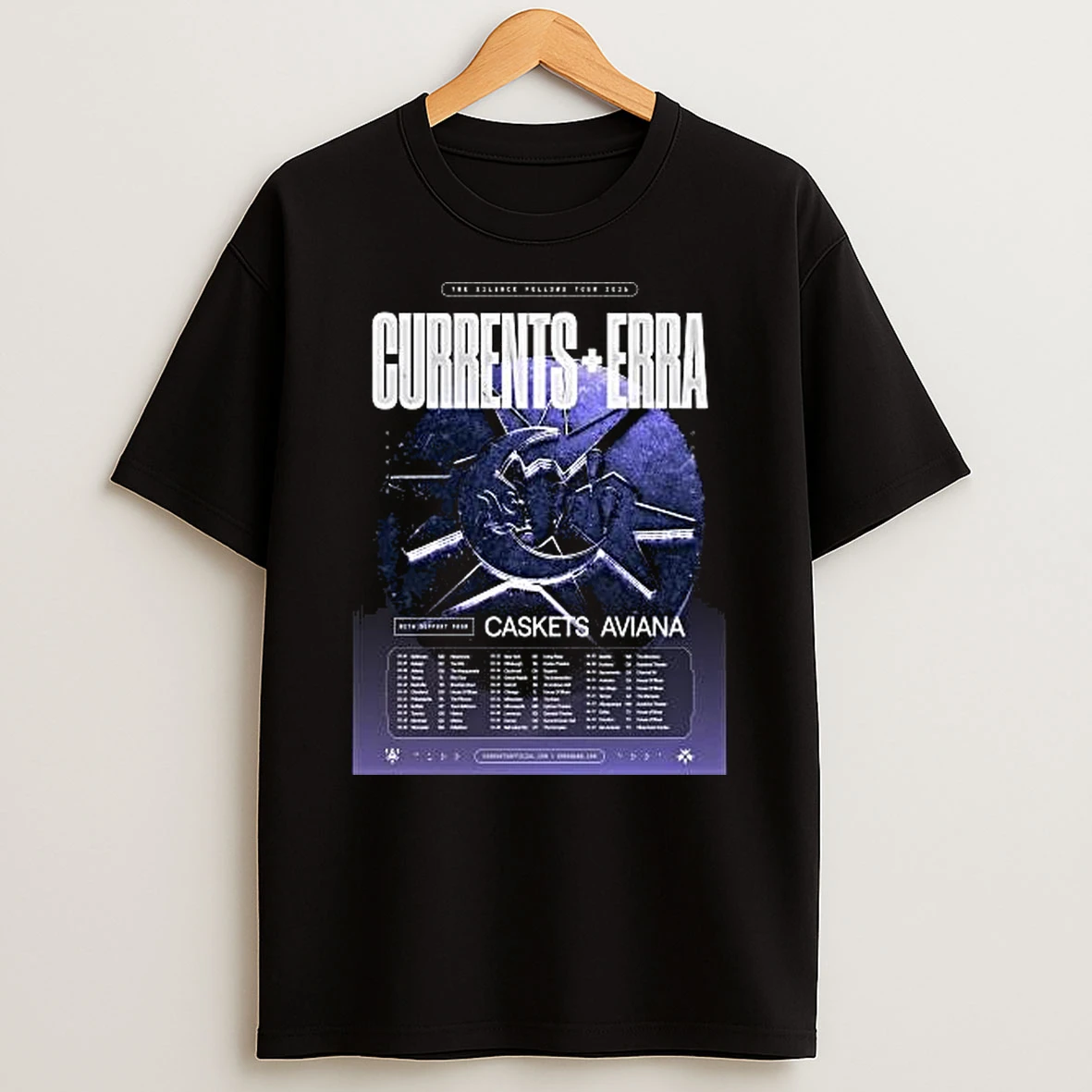 Vflippa Legendusashirt 20251217_165621 107_erra Band And Currents The Silence Follows Tour 2026 Schedule Tour Dates T Shirt