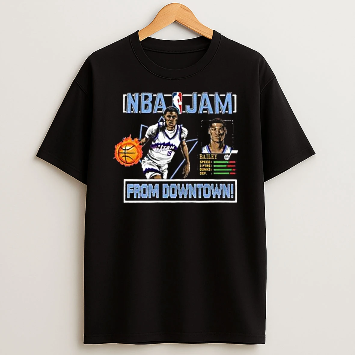 Vflippa Legendusashirt 20251217_165621 107_jazz Ace Bailey Nba Jam From Downtown T Shirt