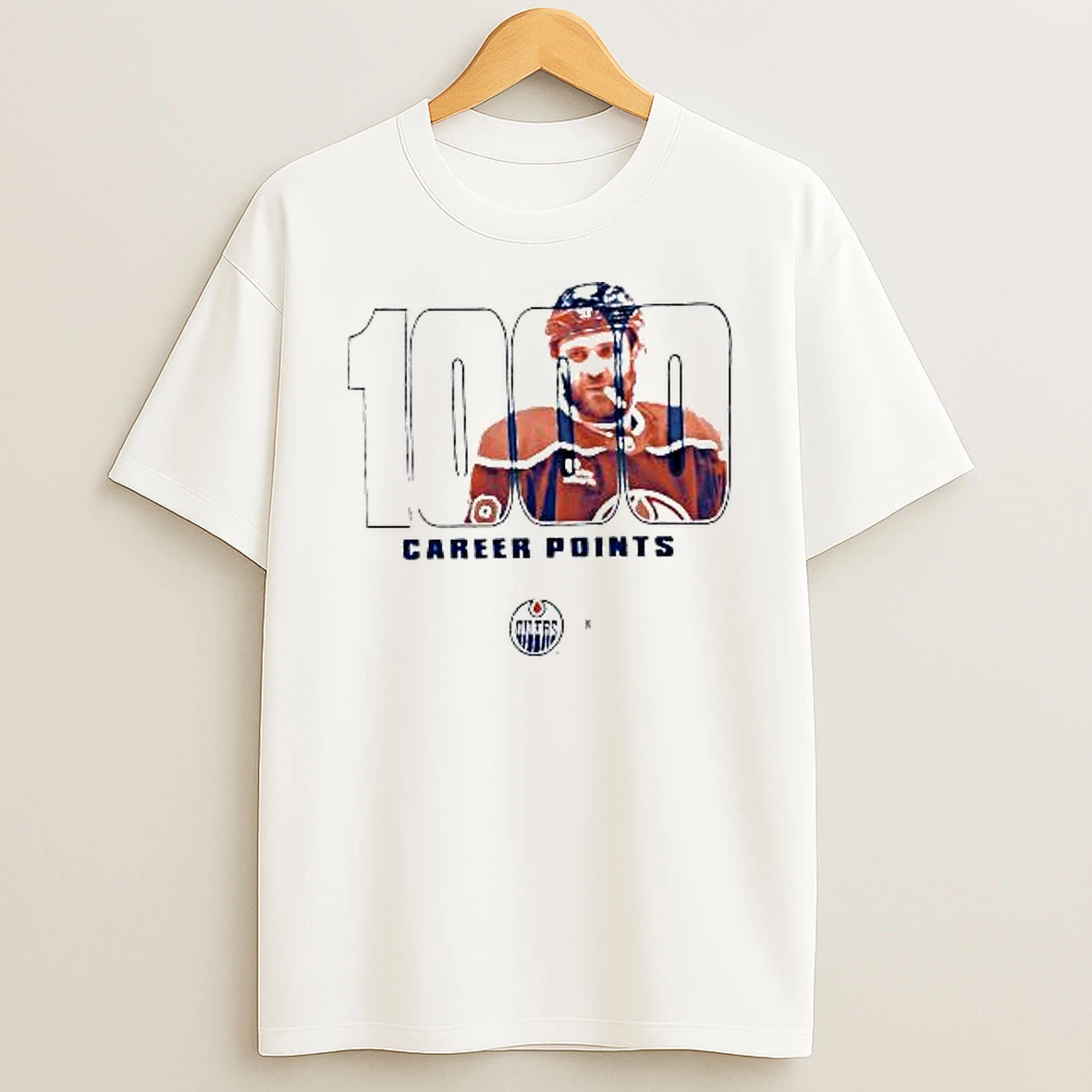 Vflippa Legendusashirt 20251217_165621 107_leon Draisaitl Edmonton Oilers 1000 Career Points Legacy T Shirt
