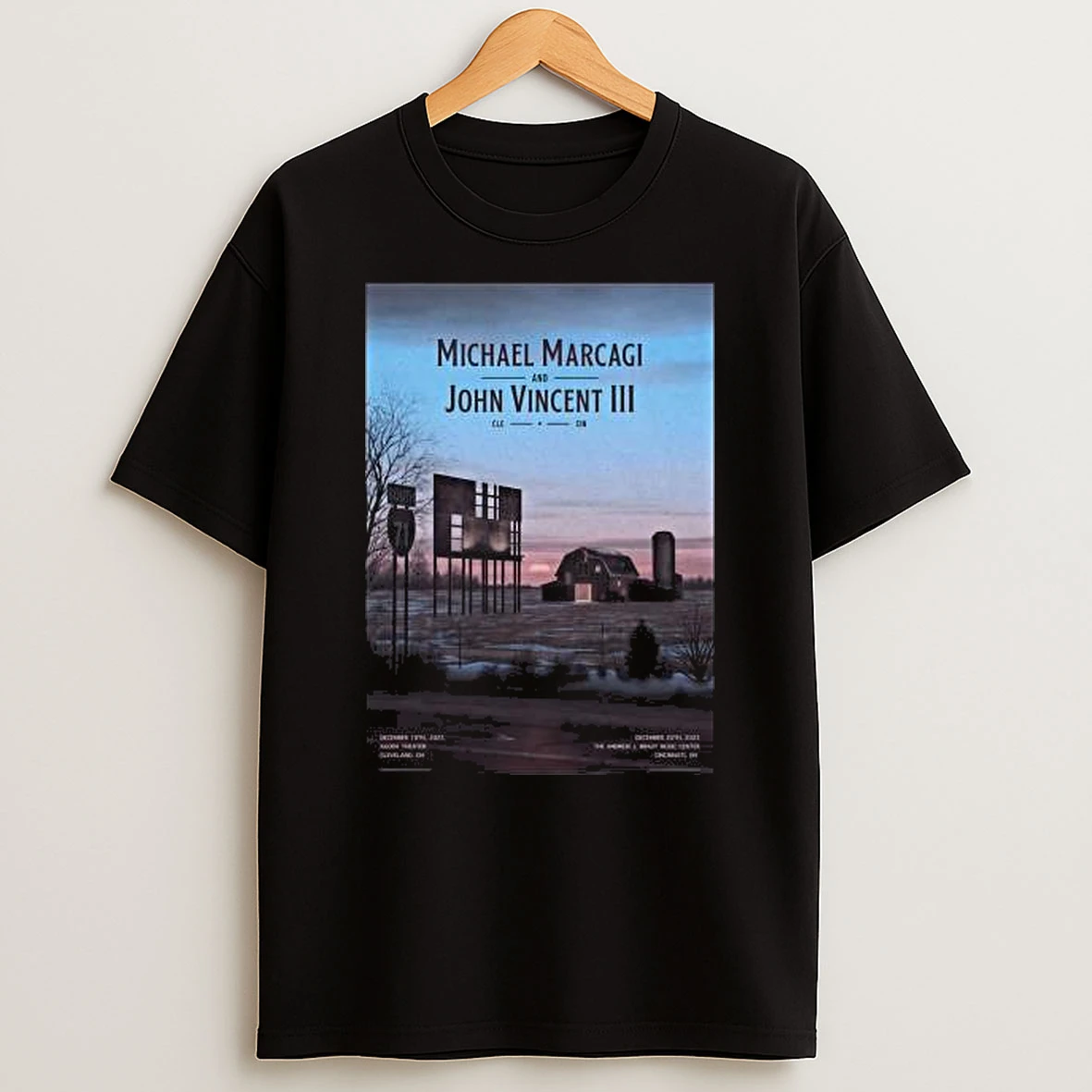 Vflippa Legendusashirt 20251217_165621 107_michael Marcagi And John Vincent Cleveland Oh December 19 20 2025 T Shirt