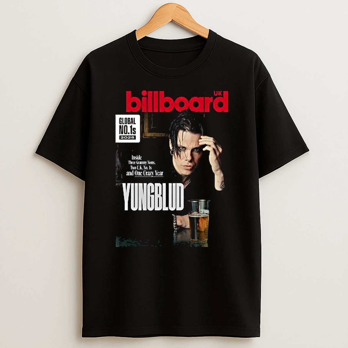 Vflippa Legendusashirt 20251217_165621 107_yungblud On The Cover Of Billboard Uk Global No 1s 2025 Inside Three Grammy Noms T Shirt