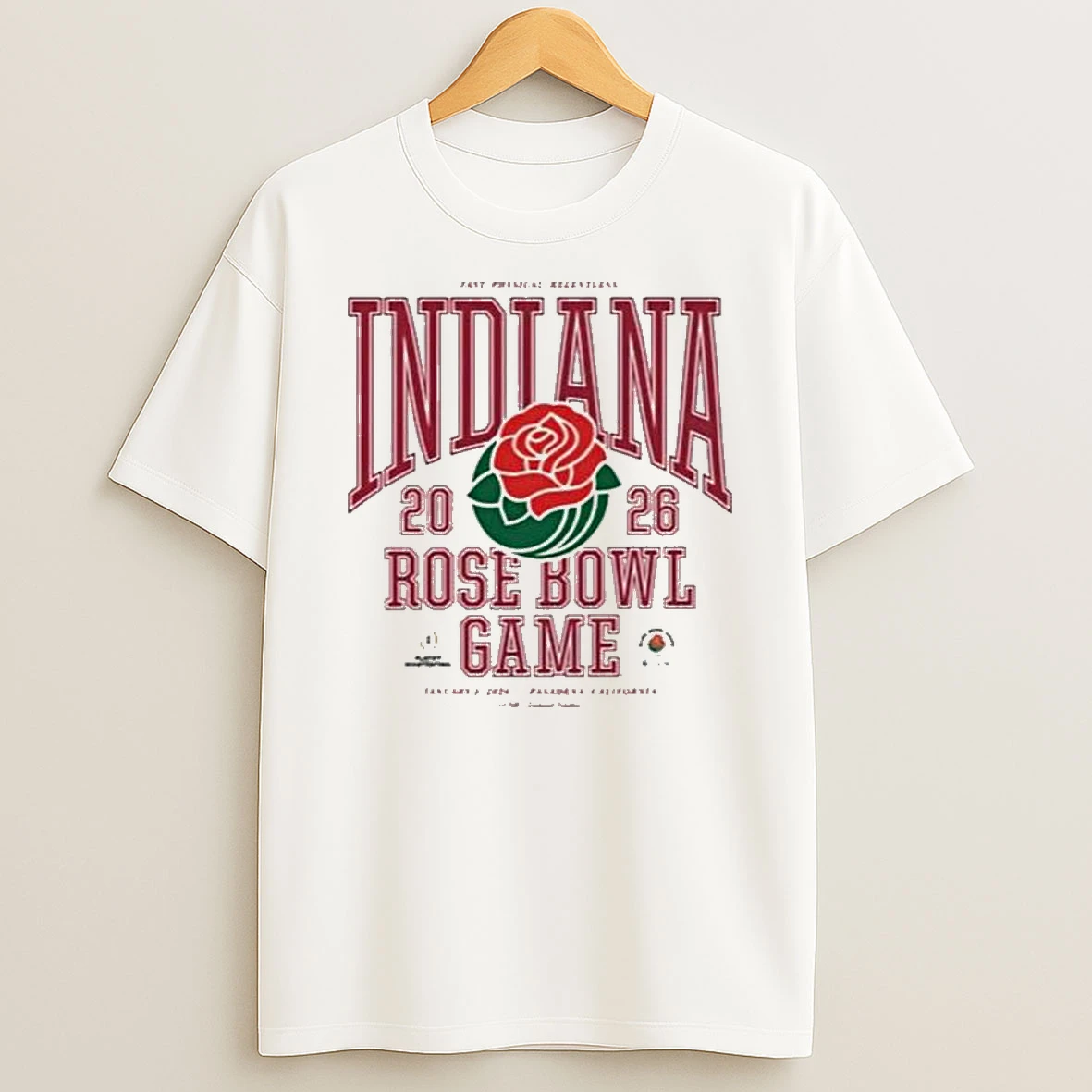 Vflippa Legendusashirt 20251218_094245 77_indiana Hoosiers Iu Fast Physical Relentless 2026 Rose Bowl Graphic T Shirt