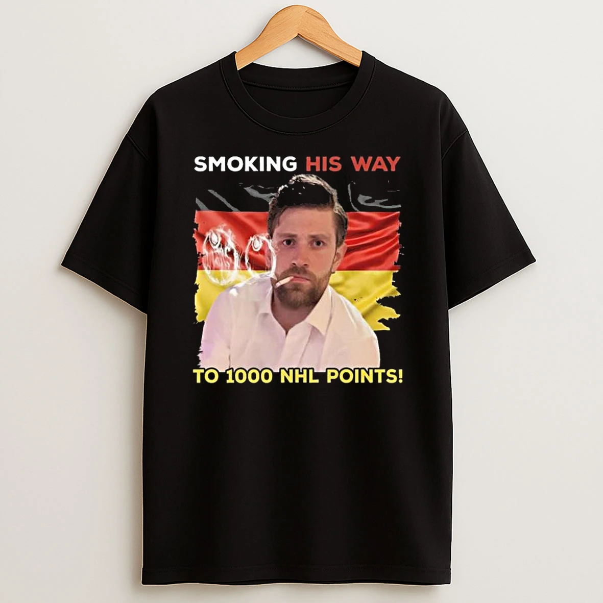 Vflippa Legendusashirt 20251218_094245 77_leon Draisaitl Smoking His Way To 1000 Point T Shirt