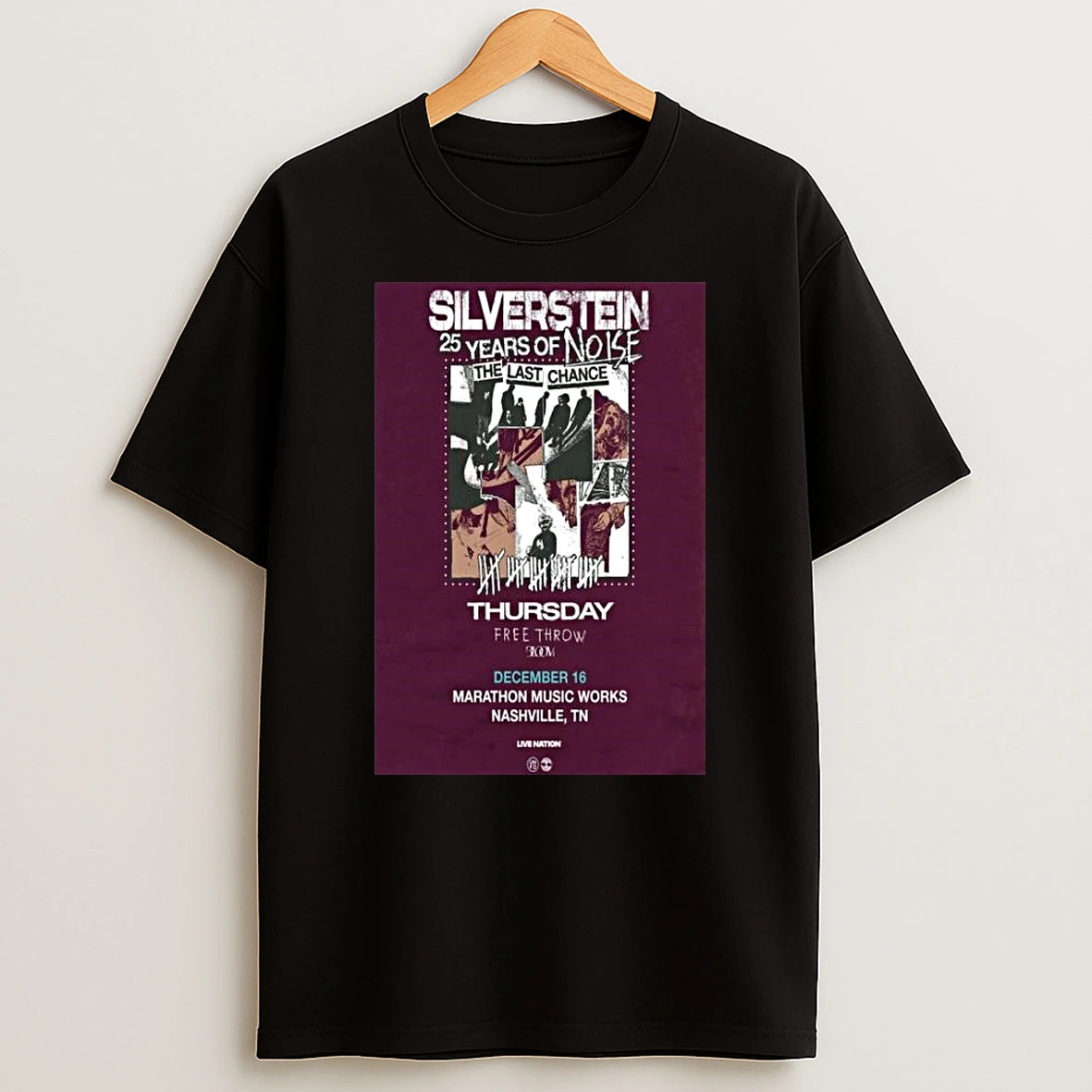 Vflippa Legendusashirt 20251218_094245 77_silverstein Marathon Music Works Dec 16 2025 T Shirt
