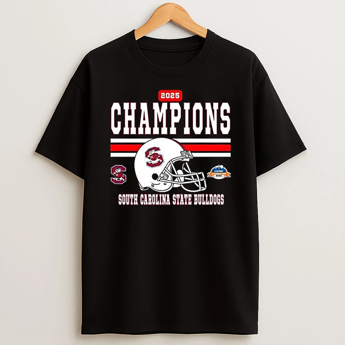 Vflippa Legendusashirt 20251218_094245 77_south Carolina State Bulldogs Football Named To Champions 2025 Cricket Celebration Bowl Helmet T Shirt