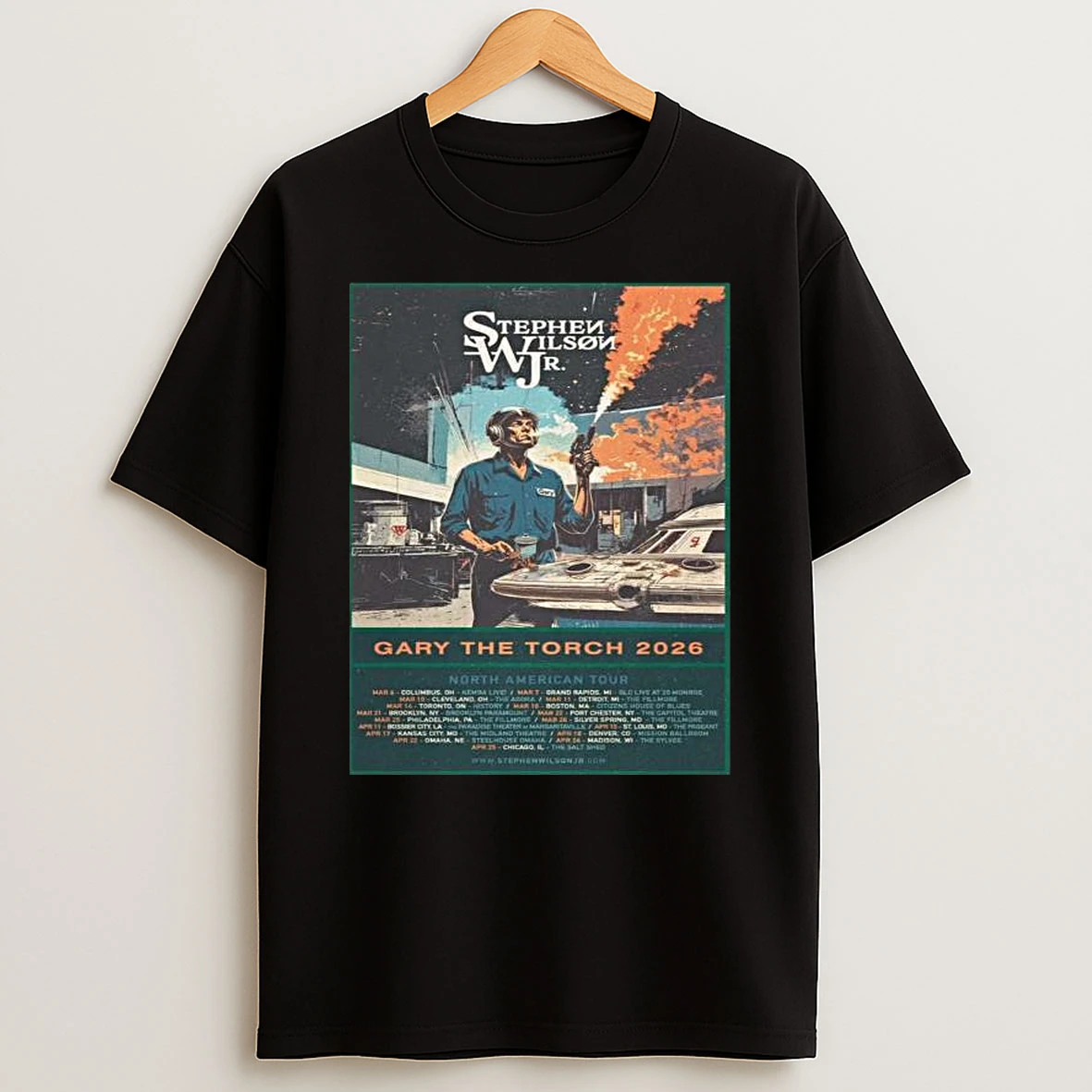 Vflippa Legendusashirt 20251218_094245 77_stephen Wilson Jr Gary The Torch 2026 Tour Schedule Dates T Shirt