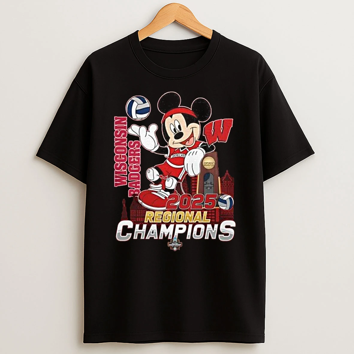 Vflippa Legendusashirt 20251218_094245 77_wisconsin Badgers 2025 Regional Champions Football Celebrating T Shirt