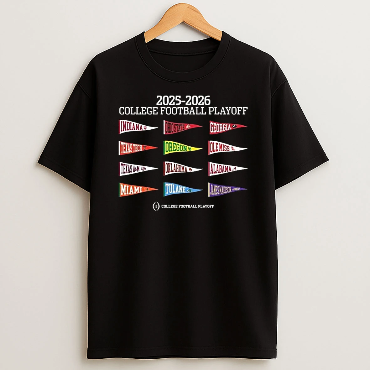 Vflippa Legendusashirt 20251219_092404 273_college Football Playoff 2025 26 12 Team Pennant T Shirt