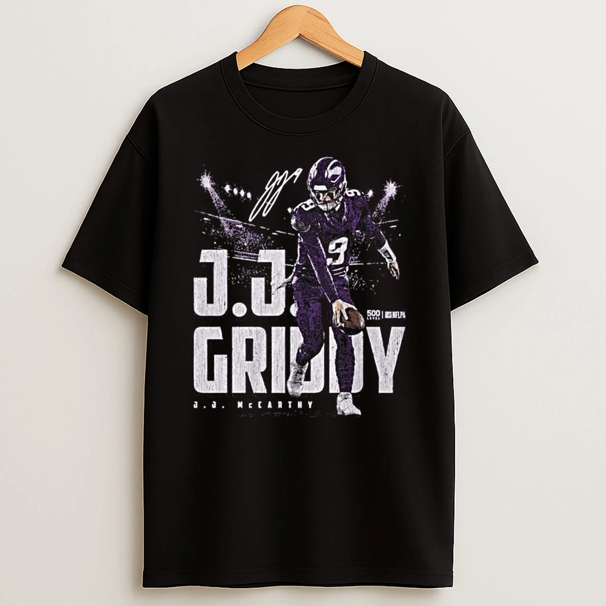 Vflippa Legendusashirt 20251219_092404 273_j J Mccarthy Minnesota Griddy T Shirt