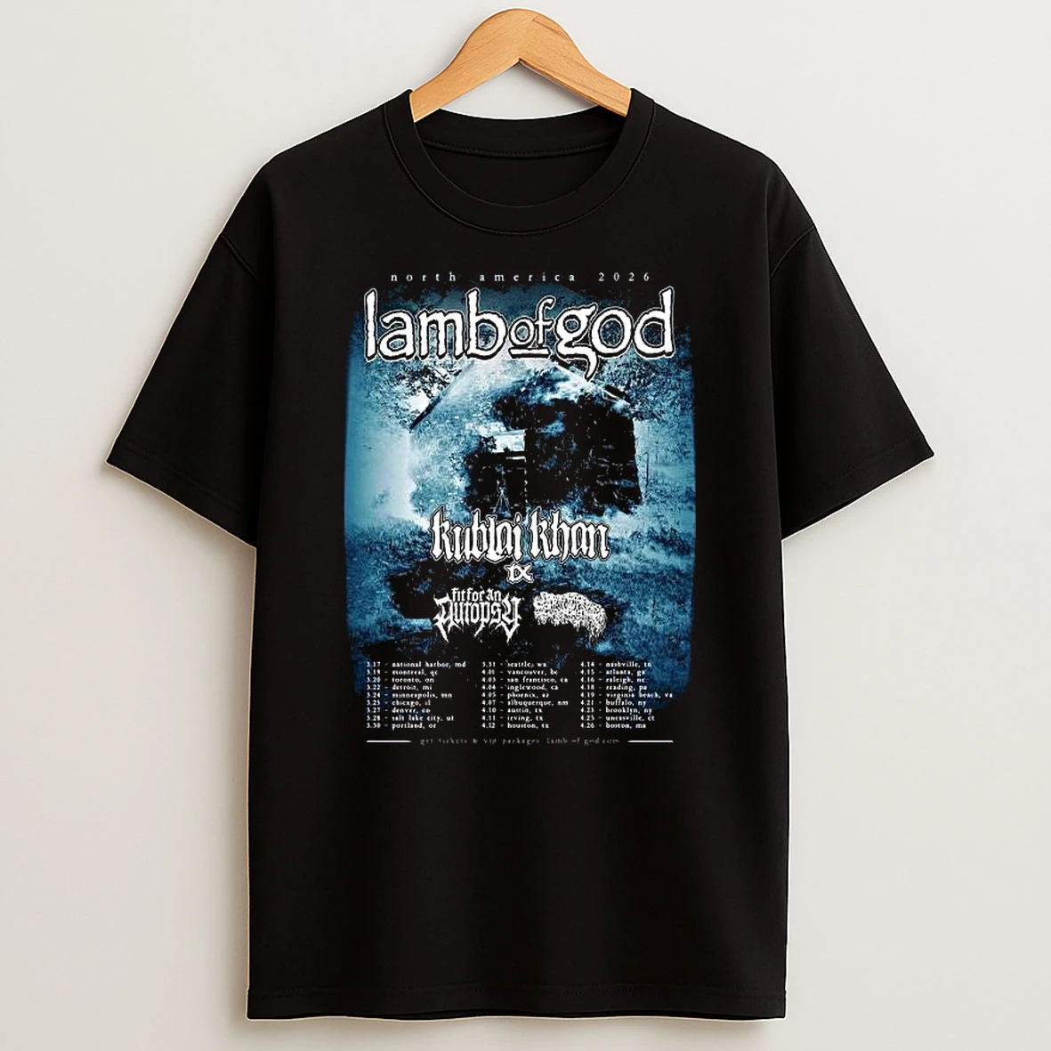 Vflippa Legendusashirt 20251219_092404 273_lamb Of God The Heaviest Tour Of 2026 North America Schedule Dates T Shirt