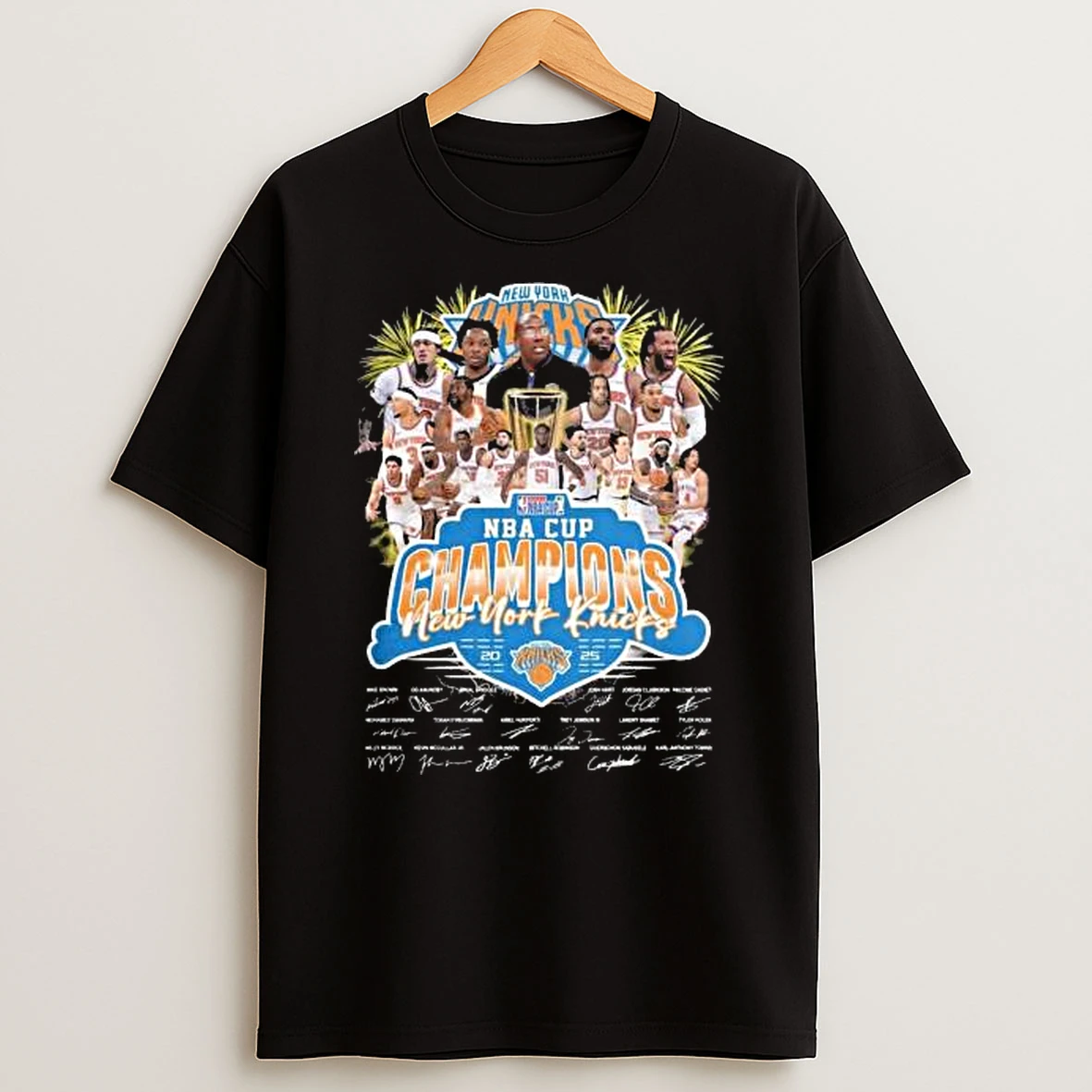 Vflippa Legendusashirt 20251219_092404 273_new York Knicks 2025 Nba Cup Champions Celebration Signatures T Shirt