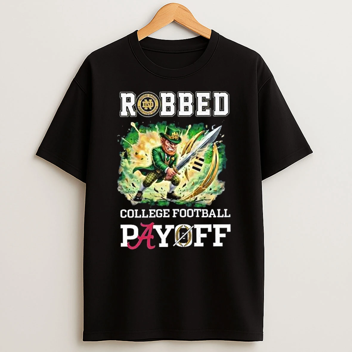 Vflippa Legendusashirt 20251219_092404 273_notre Dame Fighting Irish 2025 College Football Playoff Robbed T Shirt