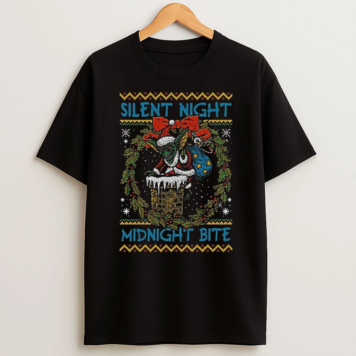 Vflippa Legendusashirt 20251219_092404 273_silent Night Midnight Bite Christmas T Shirt