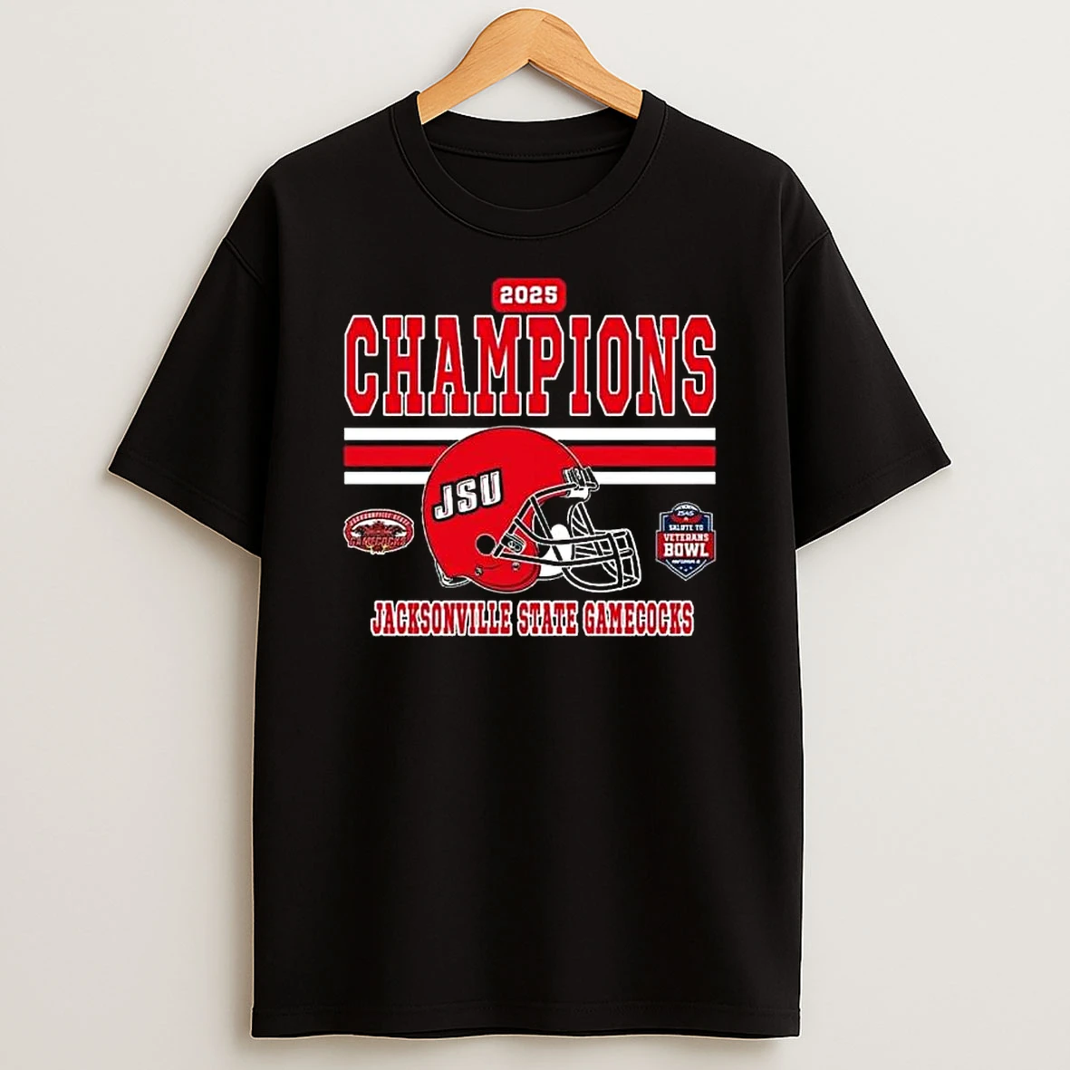 Vflippa Legendusashirt 20251219_121417 88_2025 Salute To Veterans Bowl Champions Jacksonville State Gamecocks Football Champions 2025 Is4s Salute To Veterans Bowl Vintage Helmet T Shirt