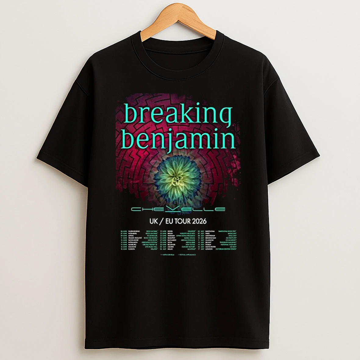 Vflippa Legendusashirt 20251219_121417 88_breaking Benjamin Uk Europe Tour 2026 T Shirt