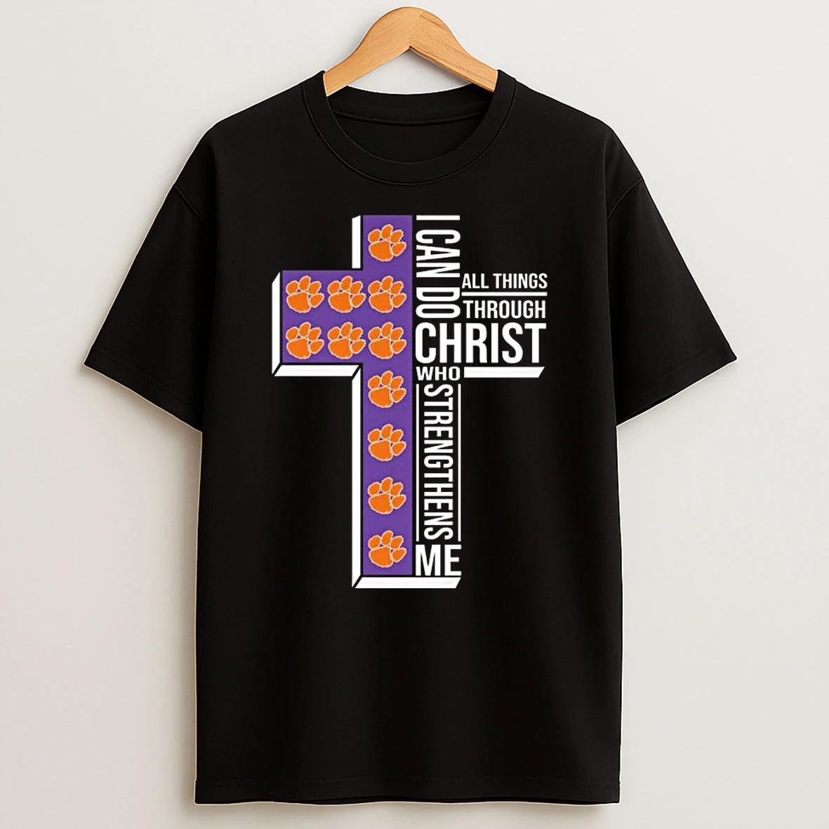 Vflippa Legendusashirt 20251219_121417 88_clemson Tigers I Can Do All Things Through Christ Who Strengthens Me Cross T Shirt