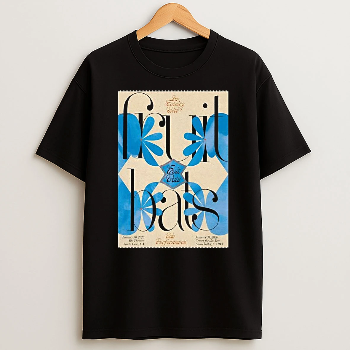 Vflippa Legendusashirt 20251219_121417 88_fruit Bats California January 2026 Tour T Shirt