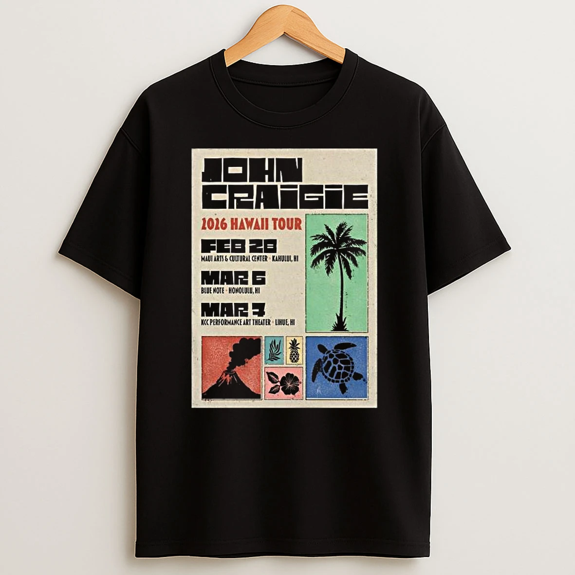 Vflippa Legendusashirt 20251219_121417 88_john Craigie Hawaii 2026 Shows T Shirt