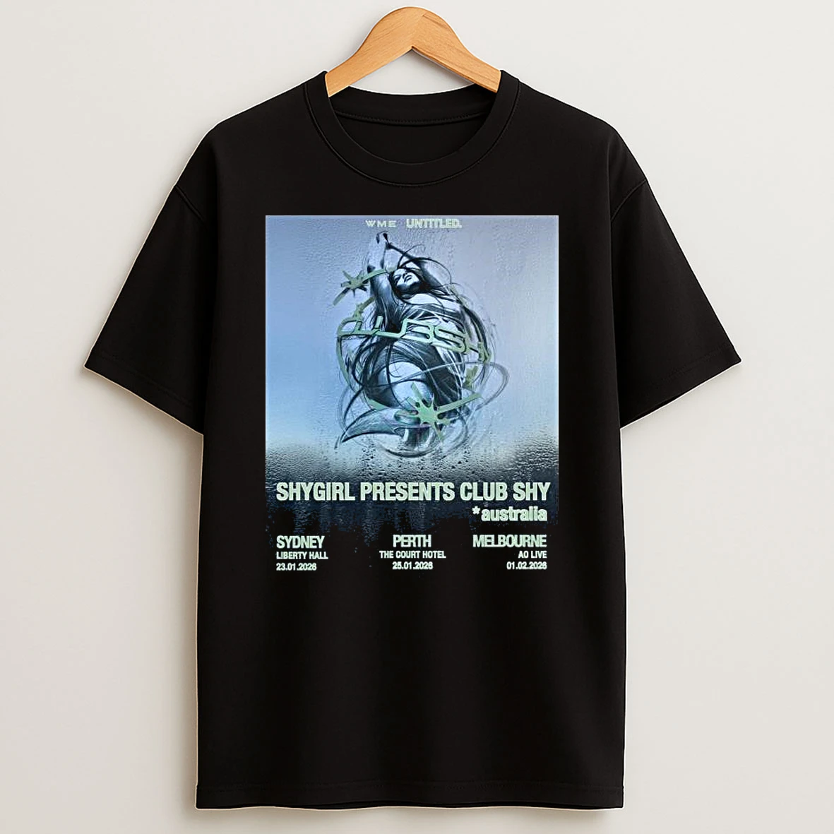 Vflippa Legendusashirt 20251219_125109 55_shygirl Presents Club Shy 2026 Tour Australia T Shirt