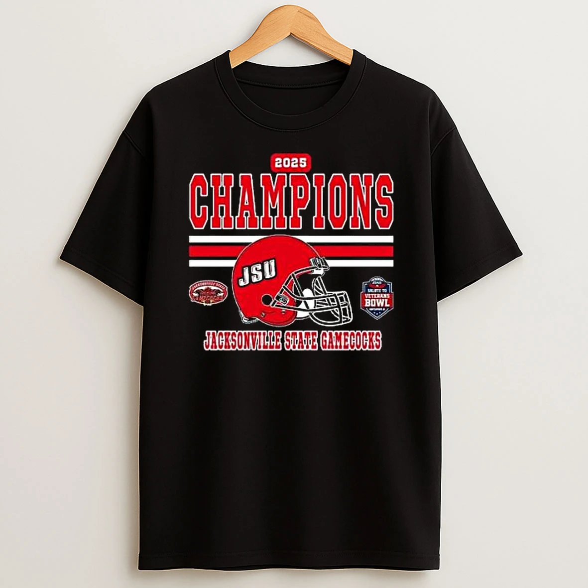 Vflippa Legendusashirt 20251219_164949 60_2025 Salute To Veterans Bowl Champions Jacksonville State Gamecocks Football Champions 2025 Is4s Salute To Veterans Bowl Vintage Helmet T Shirt