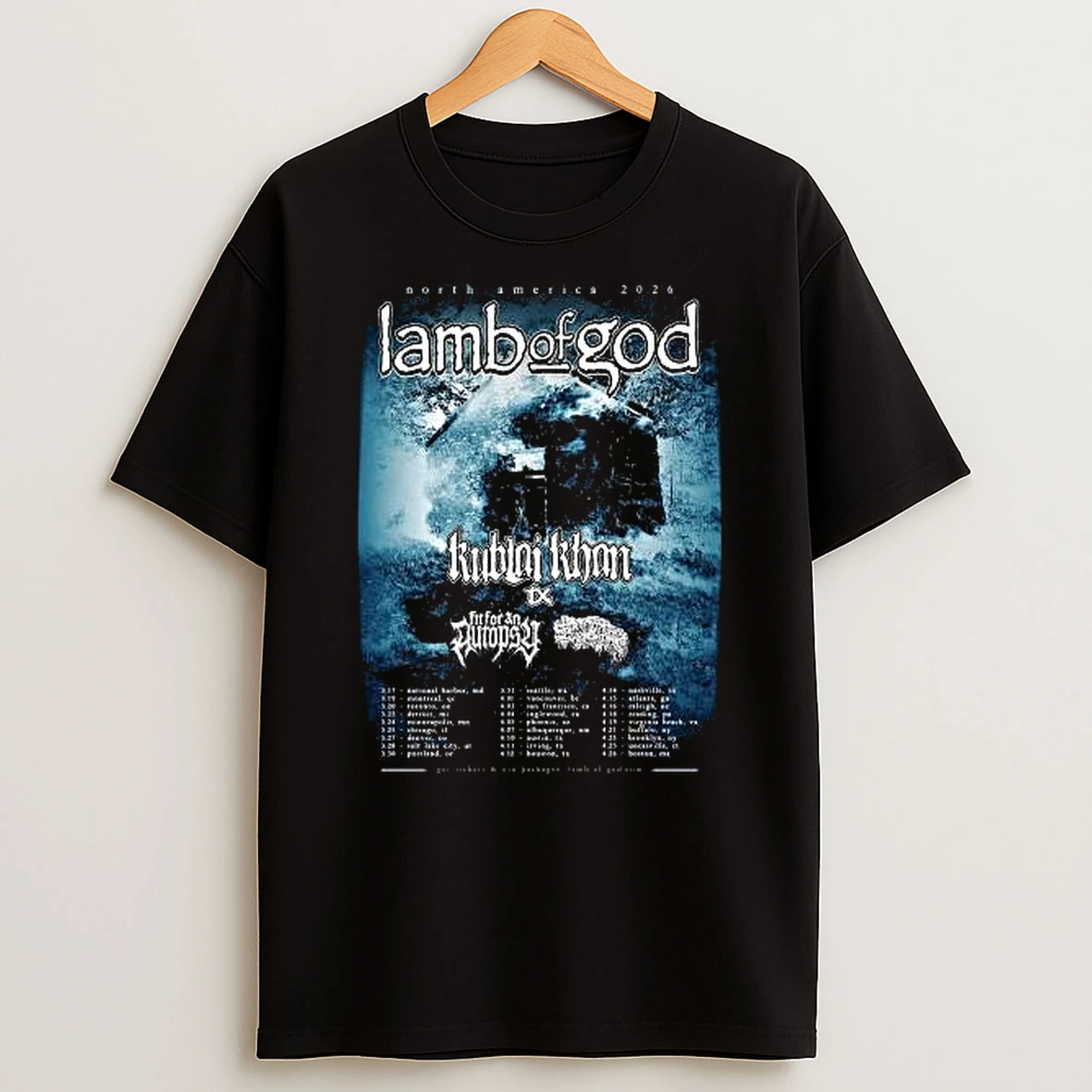 Vflippa Legendusashirt 20251219_164949 60_lamb Of God The Heaviest Tour Of 2026 North America Schedule Dates T Shirt