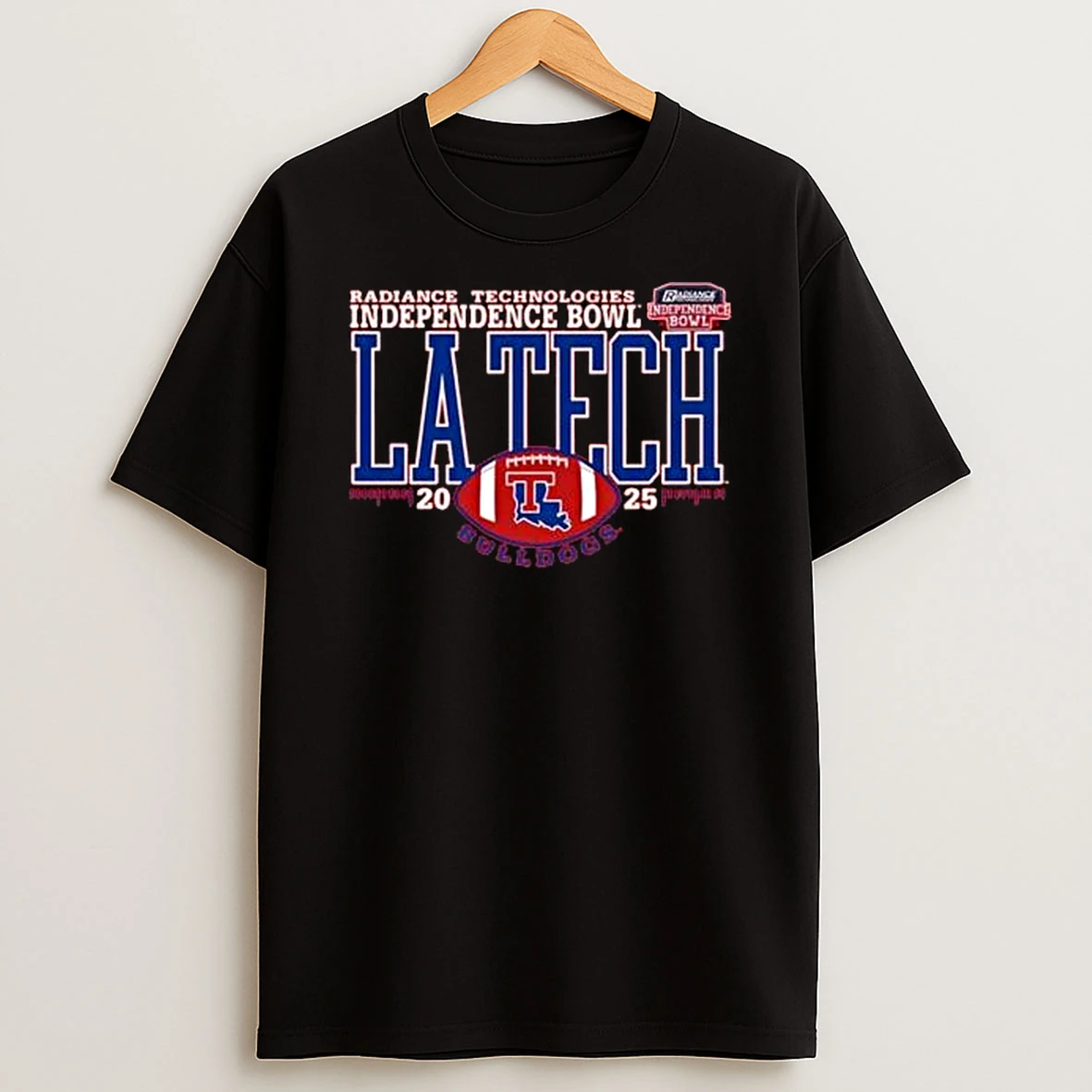 Vflippa Legendusashirt 20251219_164949 60_louisiana Tech Bulldogs 2025 Radiance Technologies Independence Bowl Logo T Shirt