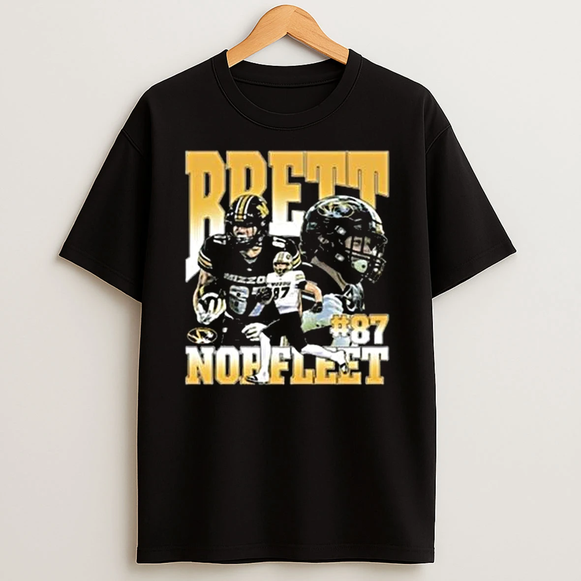 Vflippa Legendusashirt 20251219_172235 61_mizzou Tigers Nil Brett Norfleet 87 Player T Shirt