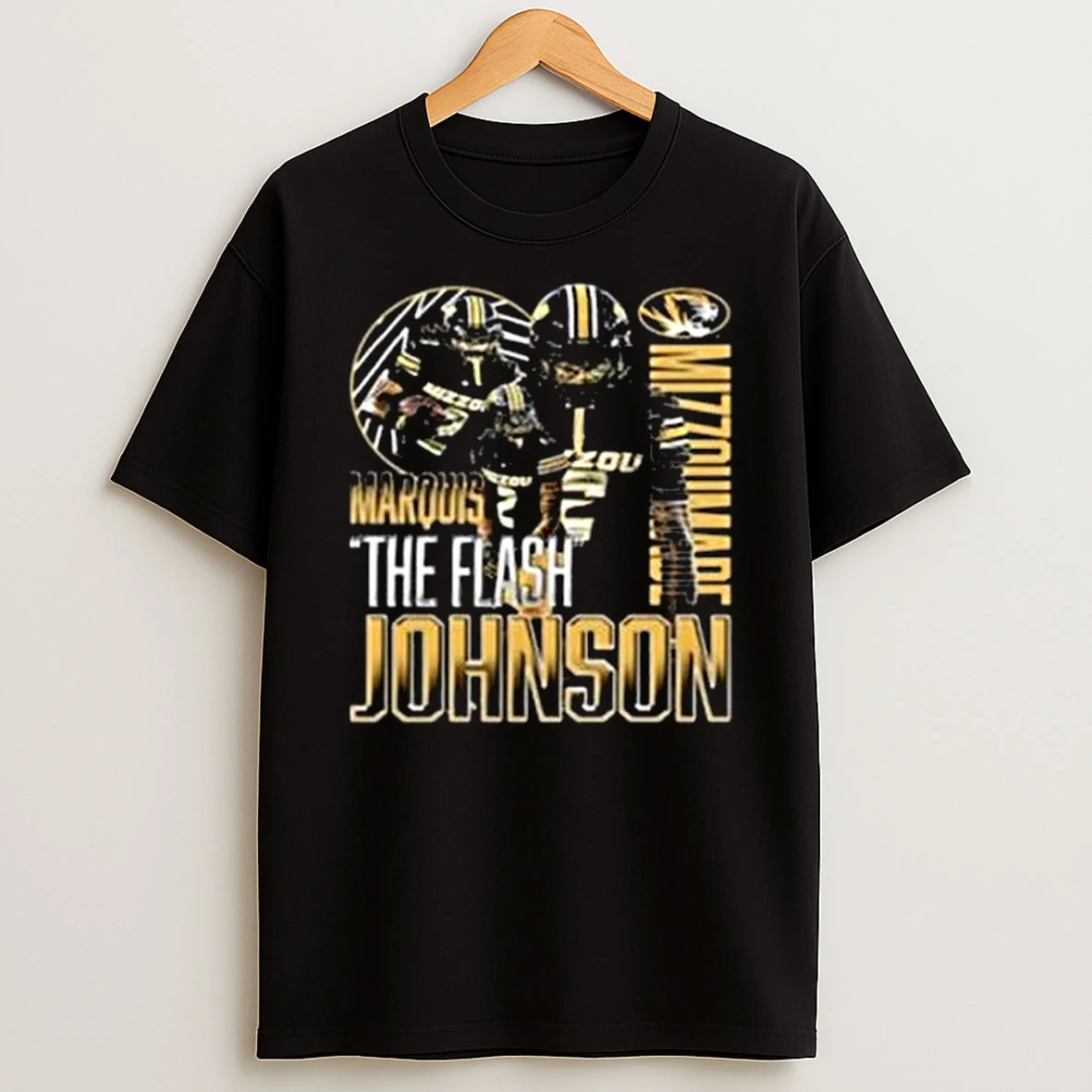 Vflippa Legendusashirt 20251219_172235 61_mizzou Tigers Nil Marquis Johnson 2 The Flash Player T Shirt