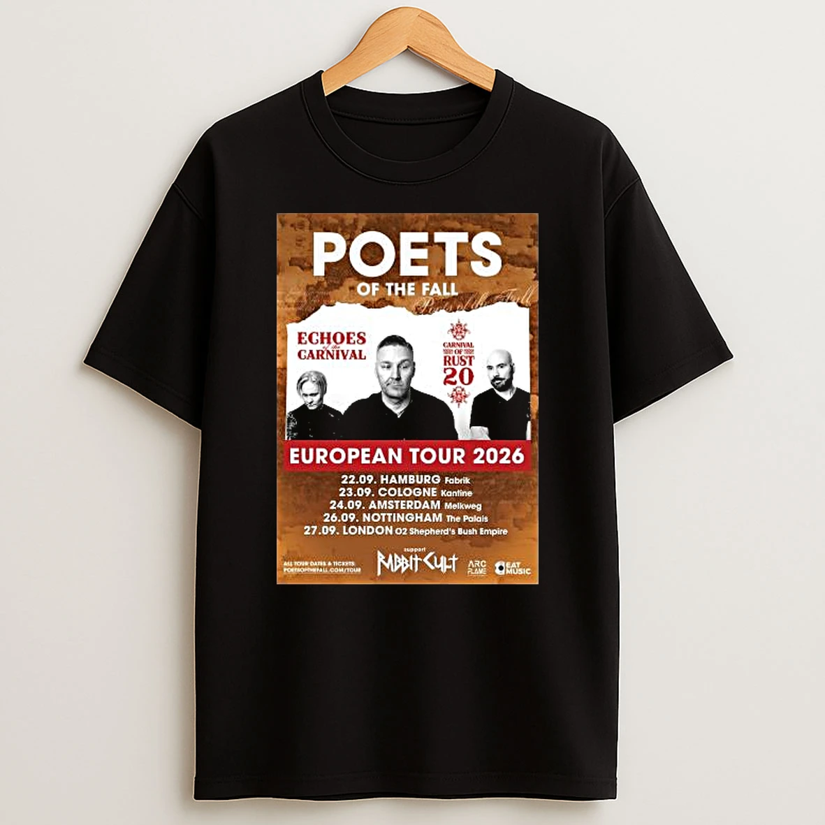 Vflippa Legendusashirt 20251219_172235 61_poets Of The Fall Europe Tour 2026 T Shirt