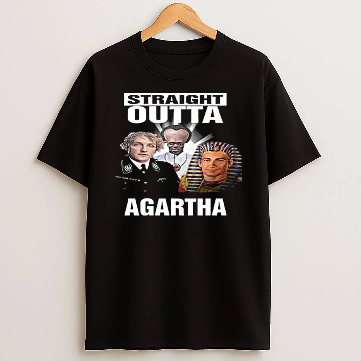 Vflippa Legendusashirt 20251219_172235 61_straight Outta Agartha History Conspiracy Ancient Civilization Parody T Shirt