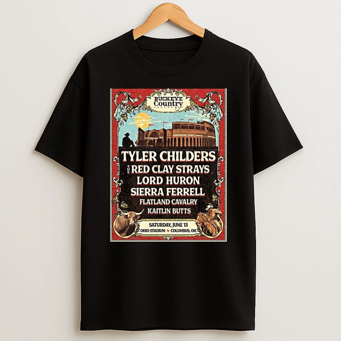 Vflippa Legendusashirt 20251219_230105 73_buckeye Country Superfest Full Lineup In Columbus Ohio At Ohio Stadium On June 13 2026 T Shirt