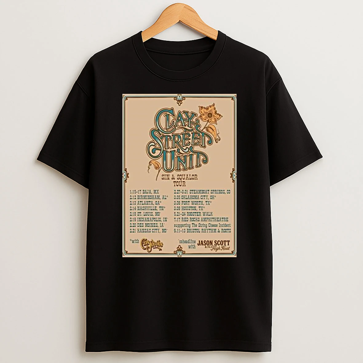 Vflippa Legendusashirt 20251219_230105 73_clay Street Unit Sin Squalor Tour 2026 T Shirt