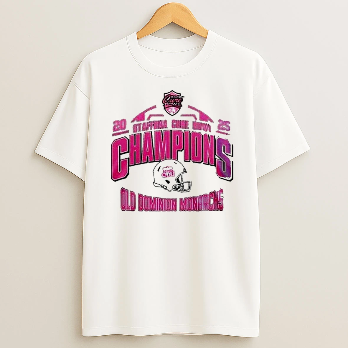 Vflippa Legendusashirt 20251219_230105 73_old Dominion Monarchs Champions Staffdna Cure Bowl 2025 Championship T Shirt