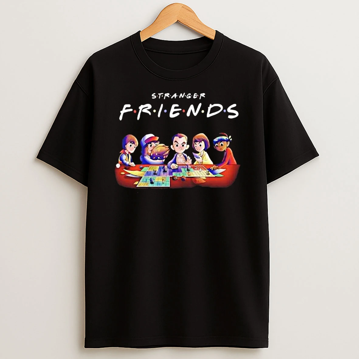 Vflippa Legendusashirt 20251219_232350 33_stranger Friends Stranger Things Board Game Dungeons And Dragons 80s T Shirt