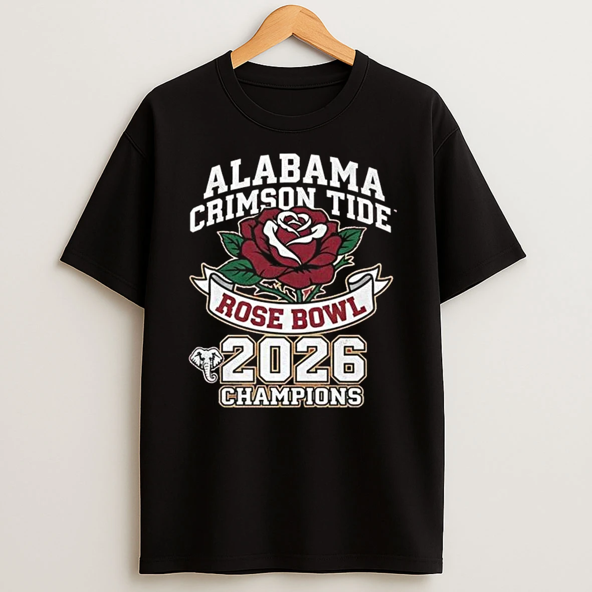 Vflippa Legendusashirt 20251222_100135 100_alabama Crimson Tide Rose Bowl Champions Flower Rose 2026 T Shirt
