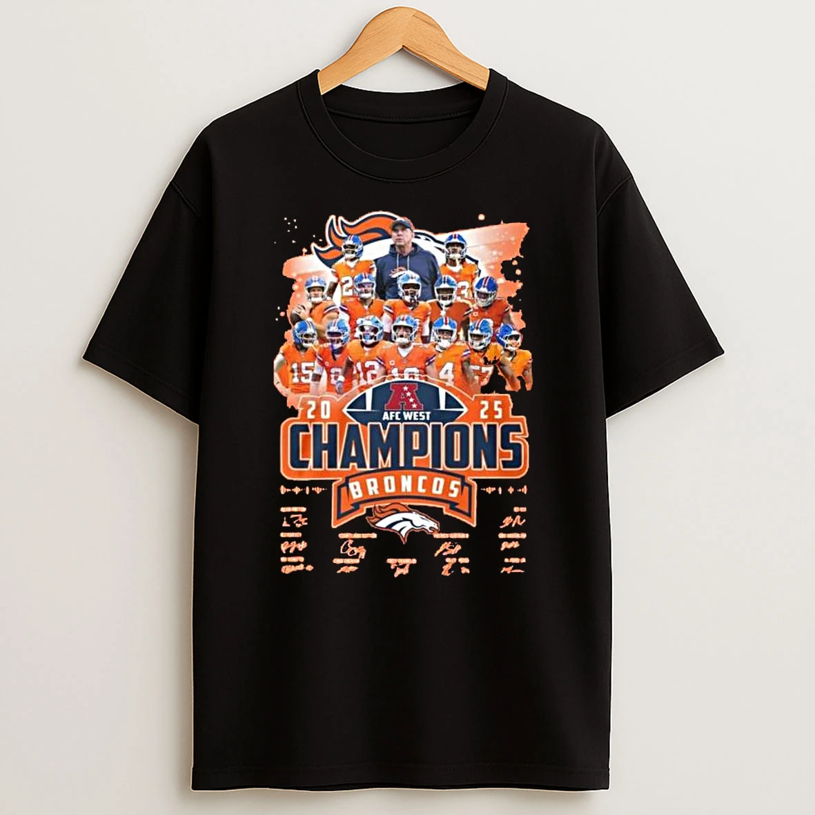 Vflippa Legendusashirt 20251222_100135 100_denver Broncos 2025 Afc West Champions Signatures T Shirt