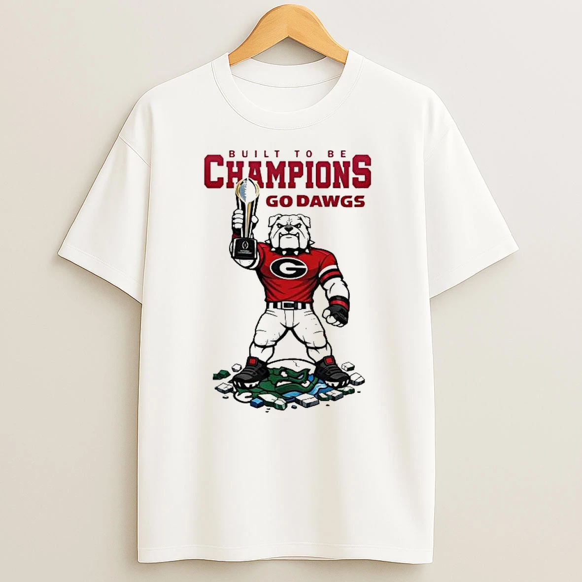 Vflippa Legendusashirt 20251222_100135 100_georgia Bulldogs Ncaa College Football Playoff Game Built To Be Champions Go Dawgs Mascot T Shirt