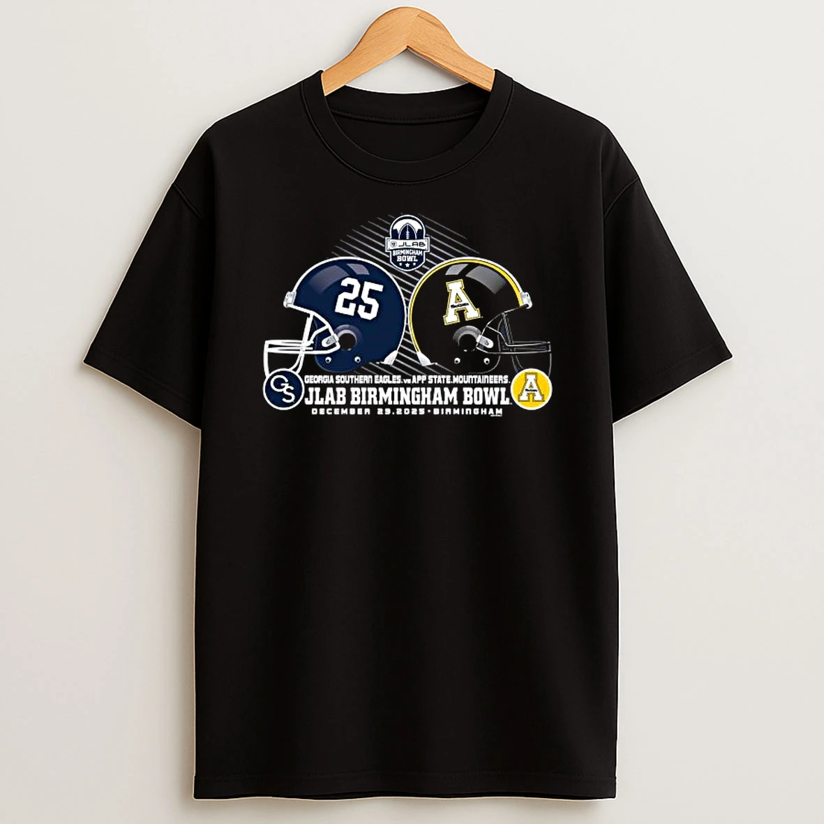 Vflippa Legendusashirt 20251222_100135 100_georgia Southern Eagles Vs App State Mountaineers Jlab Birmingham Bowl Dec 29 2025 Helmet T Shirt