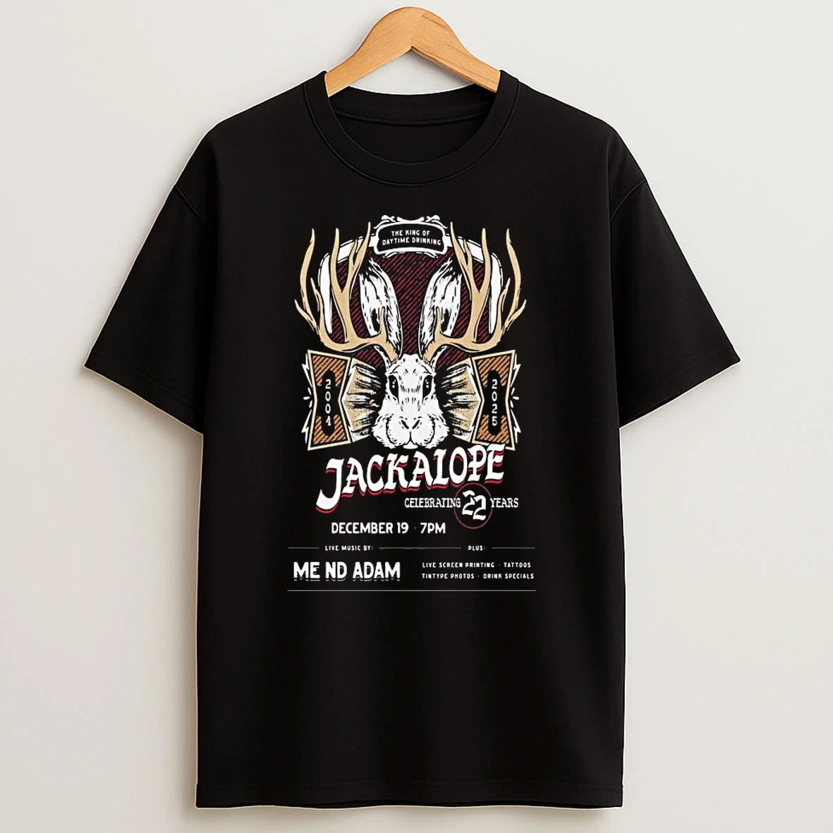 Vflippa Legendusashirt 20251222_100135 100_jackalope The Jackalope South Shore Dec 19 2025 T Shirt