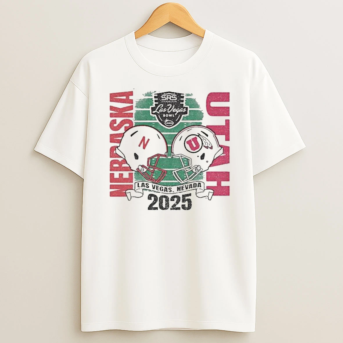 Vflippa Legendusashirt 20251222_100135 100_nebraska Cornhuskers Vs Utah Utes 2025 Las Vegas Bowl Las Vegas Nevada Helmet T Shirt