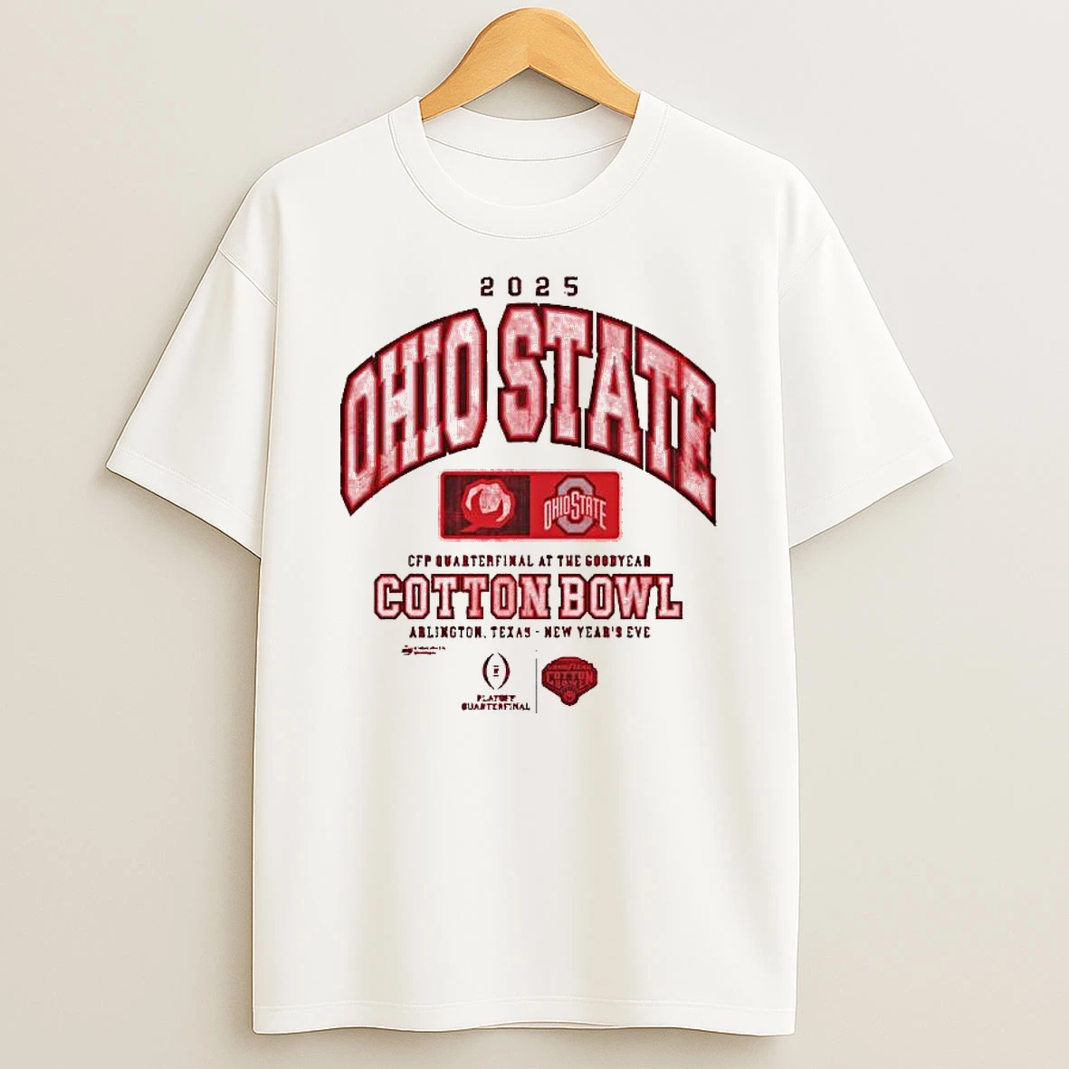 Vflippa Legendusashirt 20251222_100135 100_ohio State Buckeyes 2025 Goodyear Cotton Bowl Arlington Texas New Years Eve T Shirt