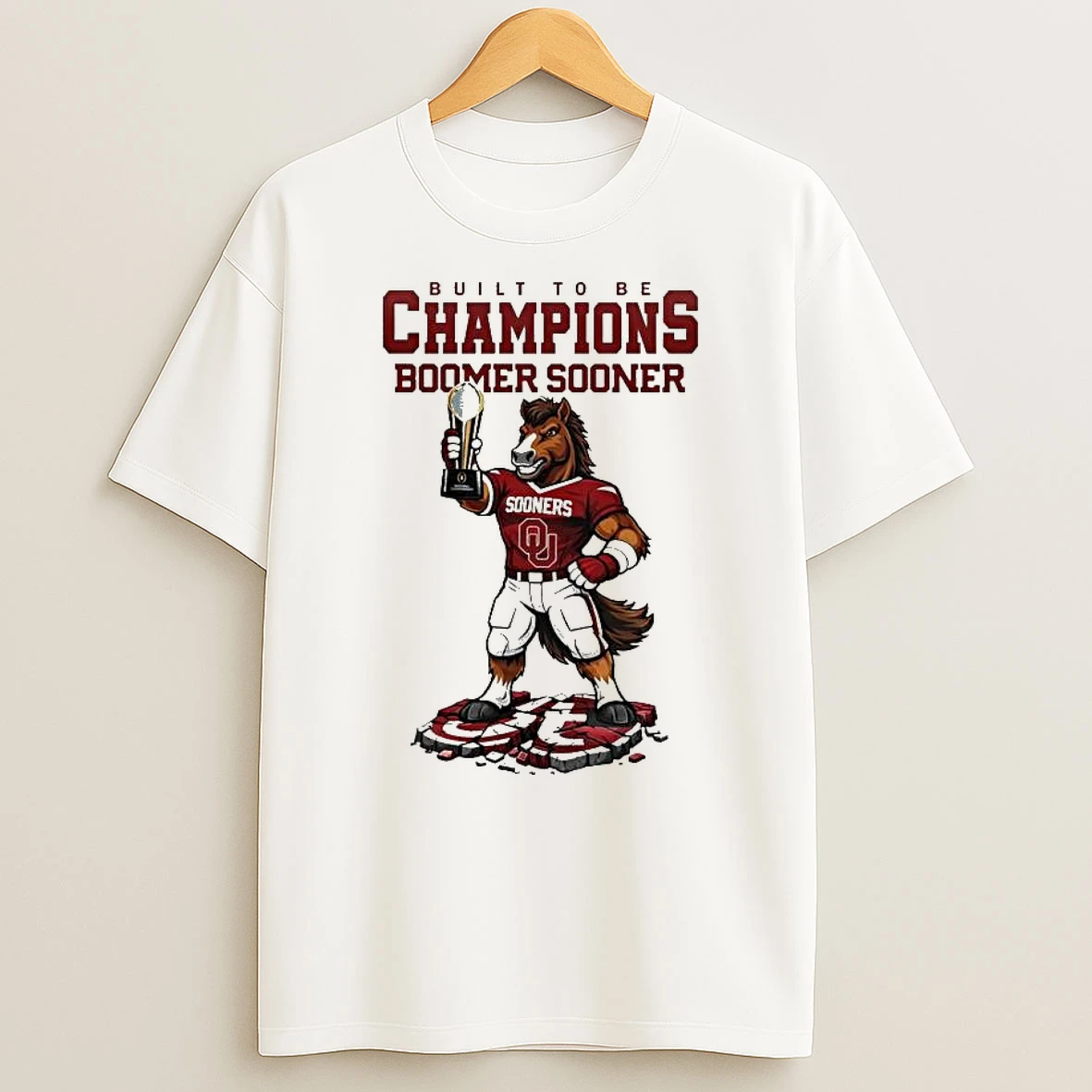 Vflippa Legendusashirt 20251222_100135 100_oklahoma Sooners Ncaa College Football Playoff Game Built To Be Champions Boomer Sooner Mascot T Shirt