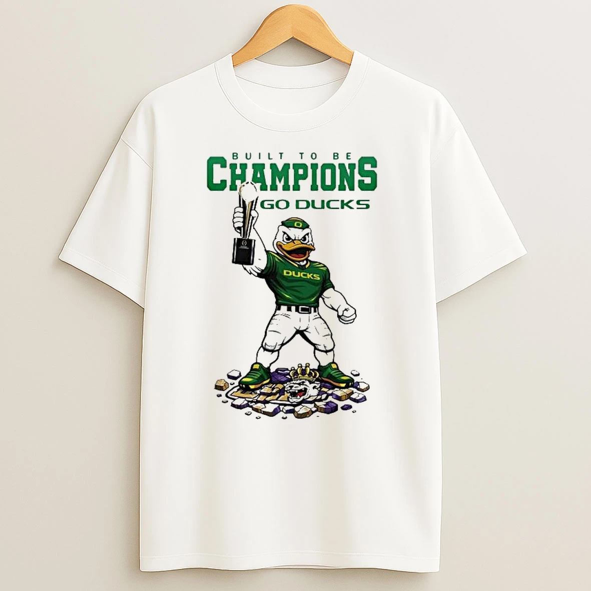 Vflippa Legendusashirt 20251222_100135 100_oregon Ducks Ncaa College Football Playoff Game Built To Be Champions Go Ducks Mascot T Shirt