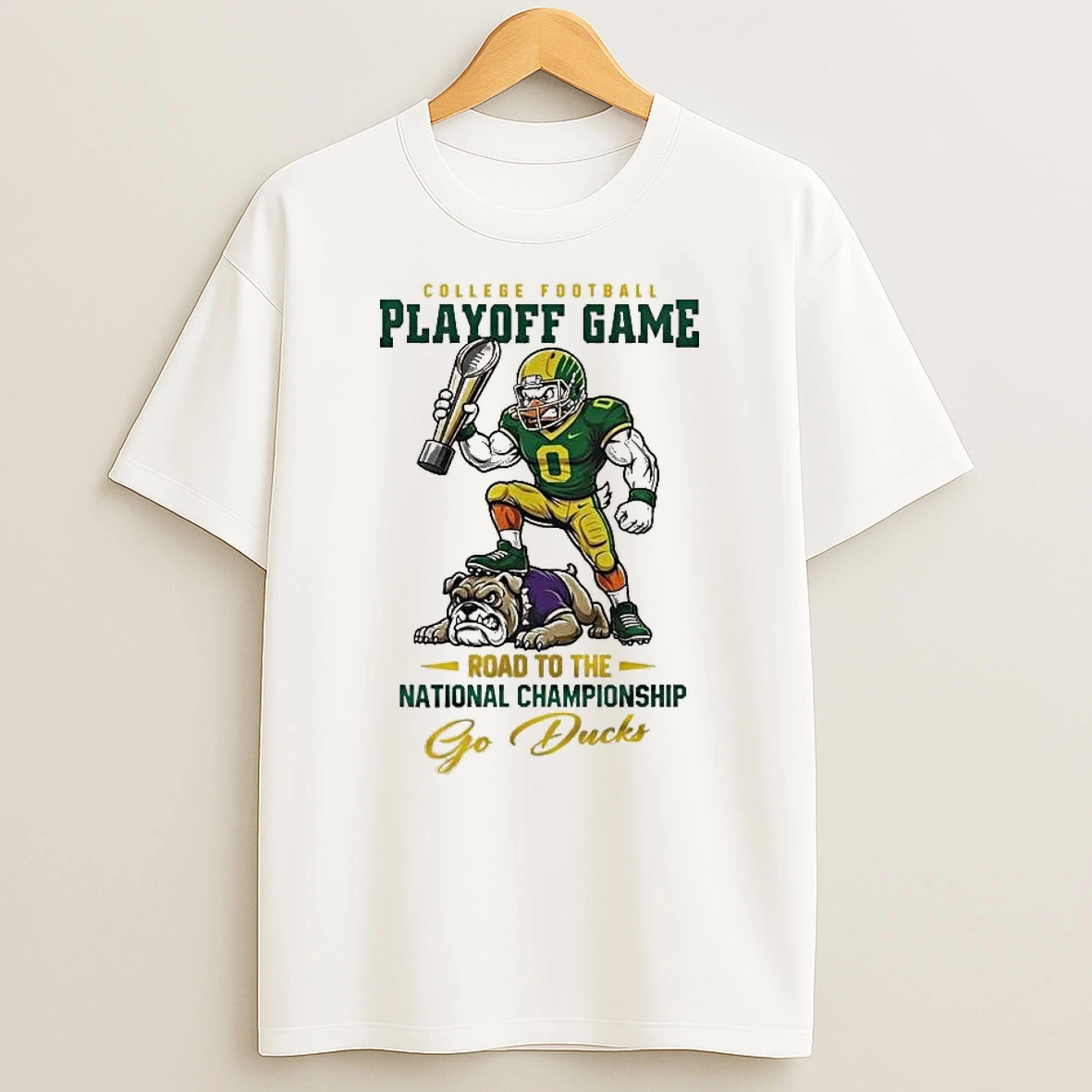 Vflippa Legendusashirt 20251222_100135 100_oregon Ducks Ncaa College Football Playoff Game Road To The National Championship Go Ducks Mascot 2025 T Shirt
