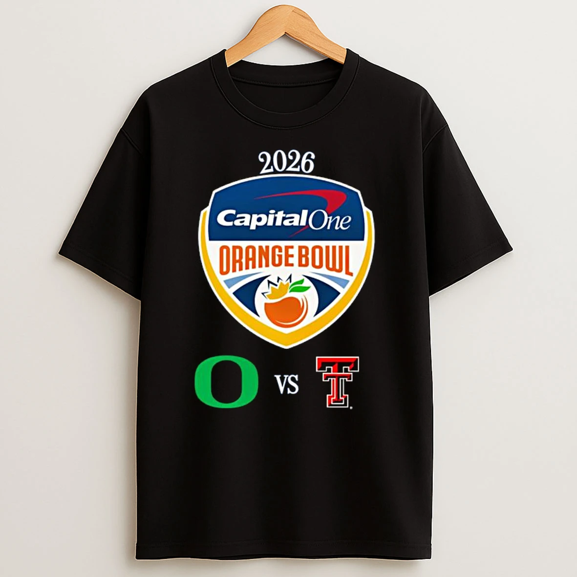 Vflippa Legendusashirt 20251222_100135 100_oregon Ducks Vs Texas Tech Red Raiders Capital One Orange Bowl Cfp Quarterfinal Hard Rock Stadium January 1st 2026 T Shirt