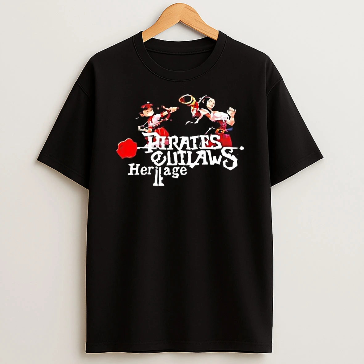 Vflippa Legendusashirt 20251222_123106 53_pirates Outlaws 2 Heritage Video Game T Shirt