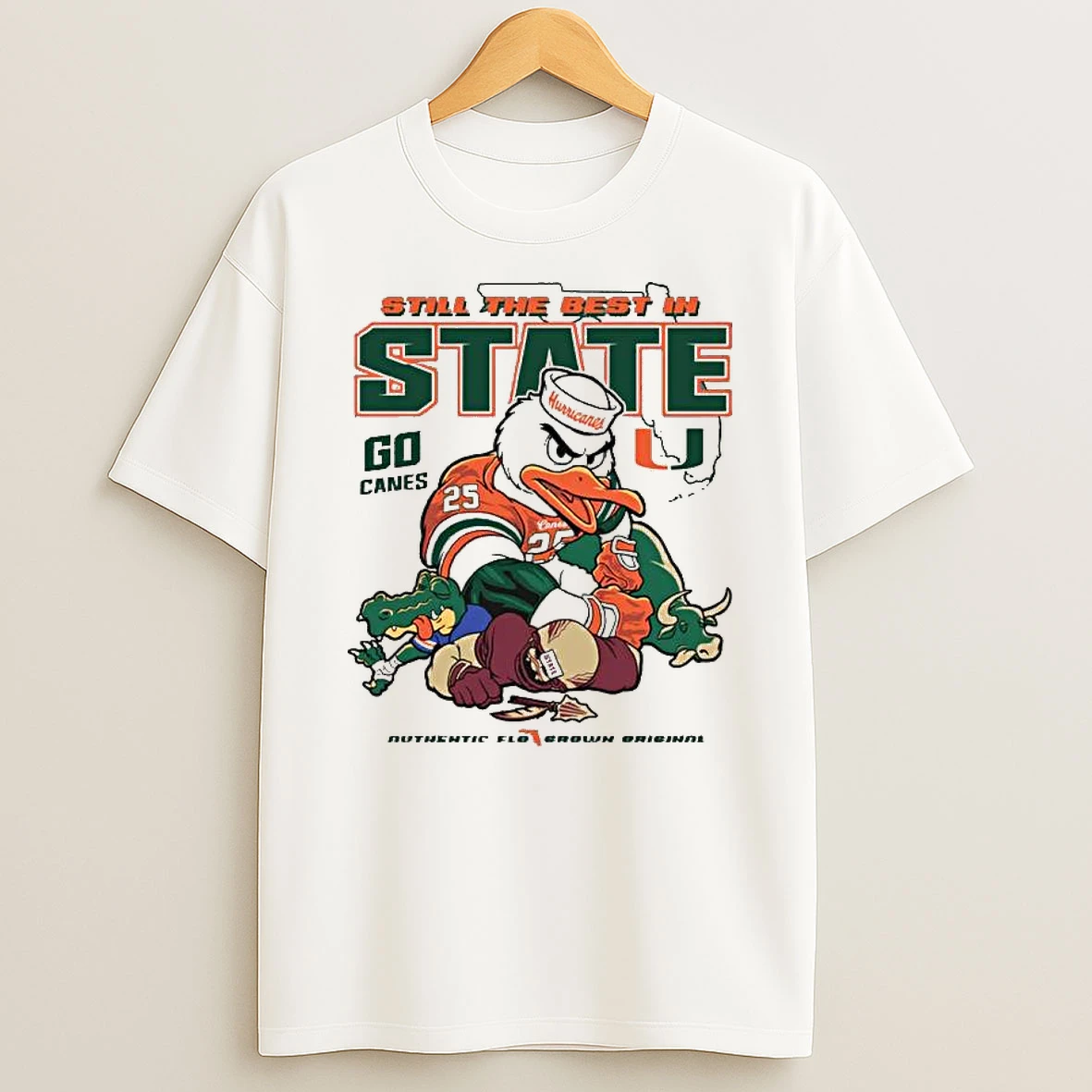 Vflippa Legendusashirt 20251222_130533 68_miami Hurricanes Football Still The Best In State Go Canes Mascot 2025 T Shirt