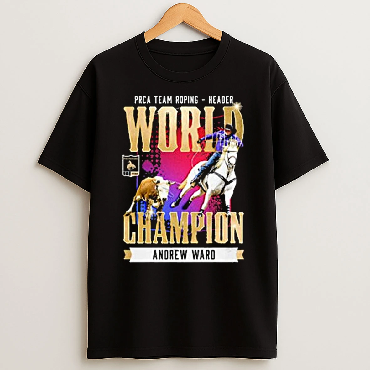 Vflippa Legendusashirt 20251222_170544 112_andrew Ward Nfr 2025 Team Roping Header Champion T Shirt