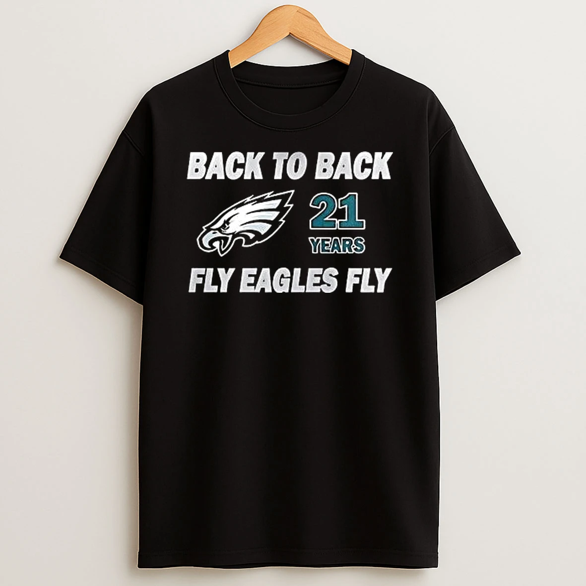 Vflippa Legendusashirt 20251222_170544 112_fly Eagles Fly Back To Back 2025 21 Years Philadelphia Eagles Nfc East Champions 2025 T Shirt