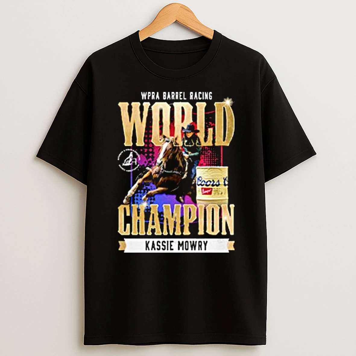 Vflippa Legendusashirt 20251222_170544 112_kassie Mowry Nfr 2025 Prca Barrel Racing World Champion T Shirt